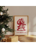 Bring nostalgic charm to your holiday décor with this vintage Santa Christmas poster. Featuring authentic retro design elements and warm, classic imagery, this wall art captures the spirit of traditional Christmas celebrations. Perfect for living rooms, entryways, or seasonal displays, it adds character and festive warmth to any space. The timeless aesthetic appeals to collectors and design enthusiasts alike, making it an ideal choice for those seeking authentic vintage-inspired holiday décor that transcend