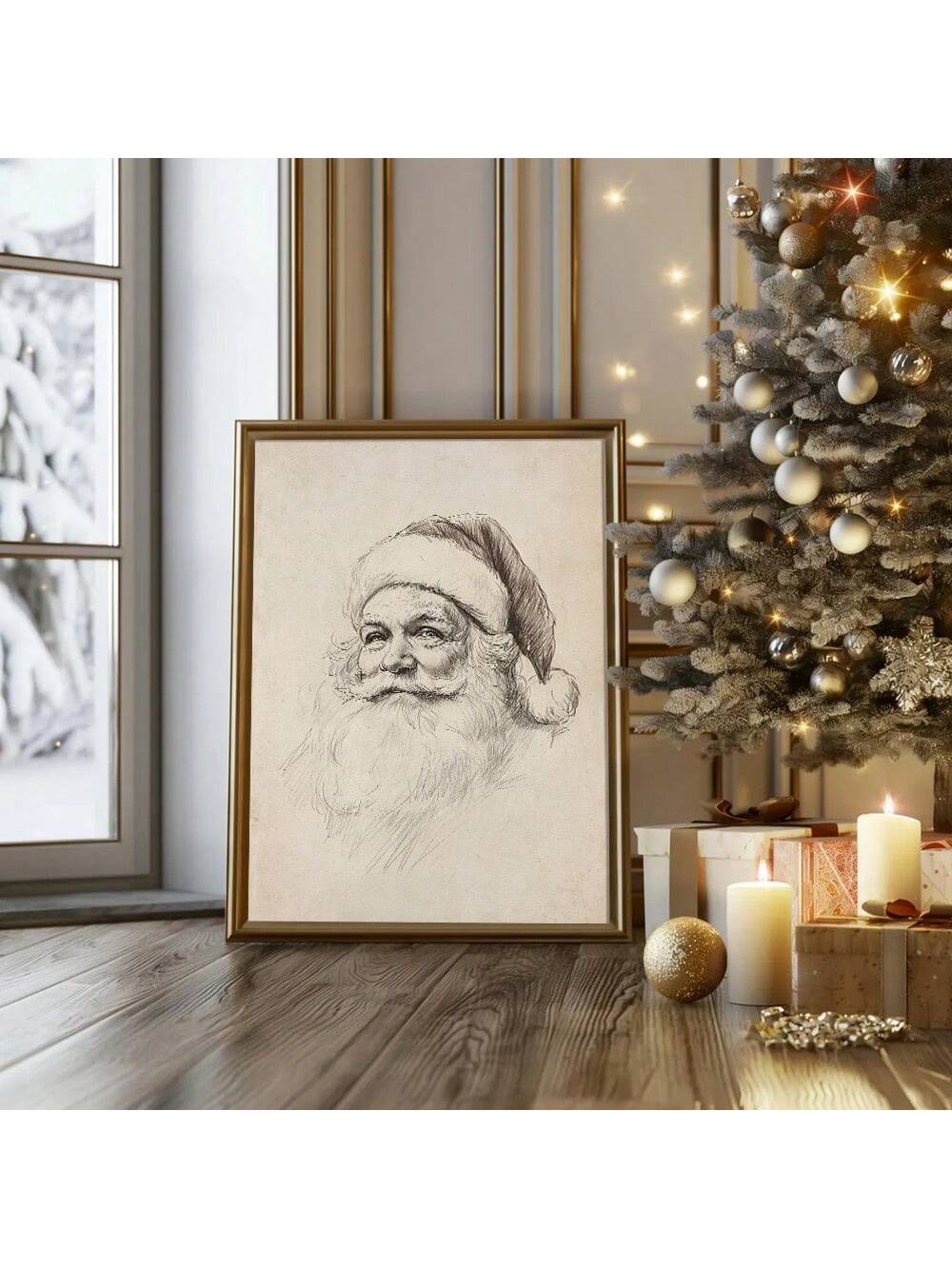 Bring nostalgic charm to your holiday spaces with this vintage Santa Claus poster, expertly designed to evoke the warmth of classic Christmas traditions. Featuring authentic retro aesthetics and rustic styling, this wall art captures the spirit of timeless holiday celebrations. Perfect for creating a cozy, inviting atmosphere in living rooms, entryways, or seasonal displays, it pairs beautifully with traditional and farmhouse décor schemes. The vintage-inspired imagery adds character and personality to any 