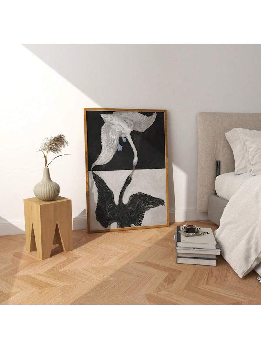 Elevate your living space with this Vintage Swan Wall Art, a canvas print inspired by Hilma Af Klint’s visionary style. Combining timeless elegance with abstract sophistication, this piece adds a refined artistic touch to any room. Crafted for durability and vibrant color retention, it’s perfect for those seeking to enhance their home decor with a blend of classic beauty and modern artistry.