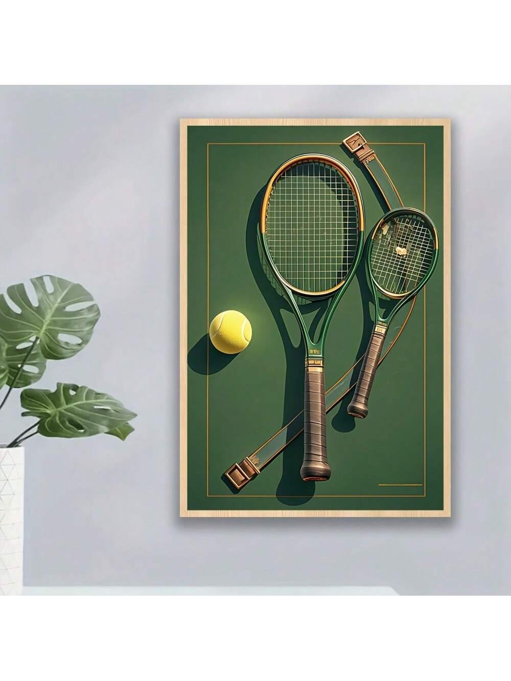 Elevate your space with this Vintage Tennis Racket Canvas Print, a sophisticated blend of classic sports imagery and modern design. Perfect for living rooms, bedrooms, or offices, this artwork adds a refined touch that celebrates timeless athletic elegance. Crafted with high-quality canvas, it offers durability and vivid detail, making it an ideal choice for those seeking tasteful, expert-level wall decor.