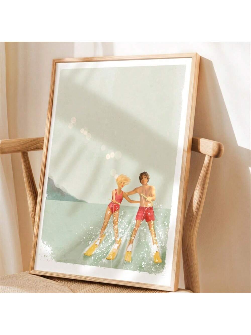 Capture the timeless spirit of summer with this Vintage Water Ski Canvas Print. Perfect for coastal-themed interiors, it brings a nostalgic water sports vibe to your space. Crafted on high-quality canvas, this artwork adds depth and character to any room, making it an ideal choice for enthusiasts seeking authentic summer decor. Elevate your walls with a piece that celebrates classic water skiing and the carefree essence of sunny days by the shore.