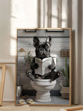 Add a touch of charm to your bathroom with this whimsical Black Labrador frameless wall art. Its sleek, frameless design offers a modern aesthetic that complements any decor style while celebrating the beloved Labrador breed. Crafted for durability and easy installation, this piece serves as a unique gift for dog lovers and a stylish accent that enhances your space with personality and warmth.