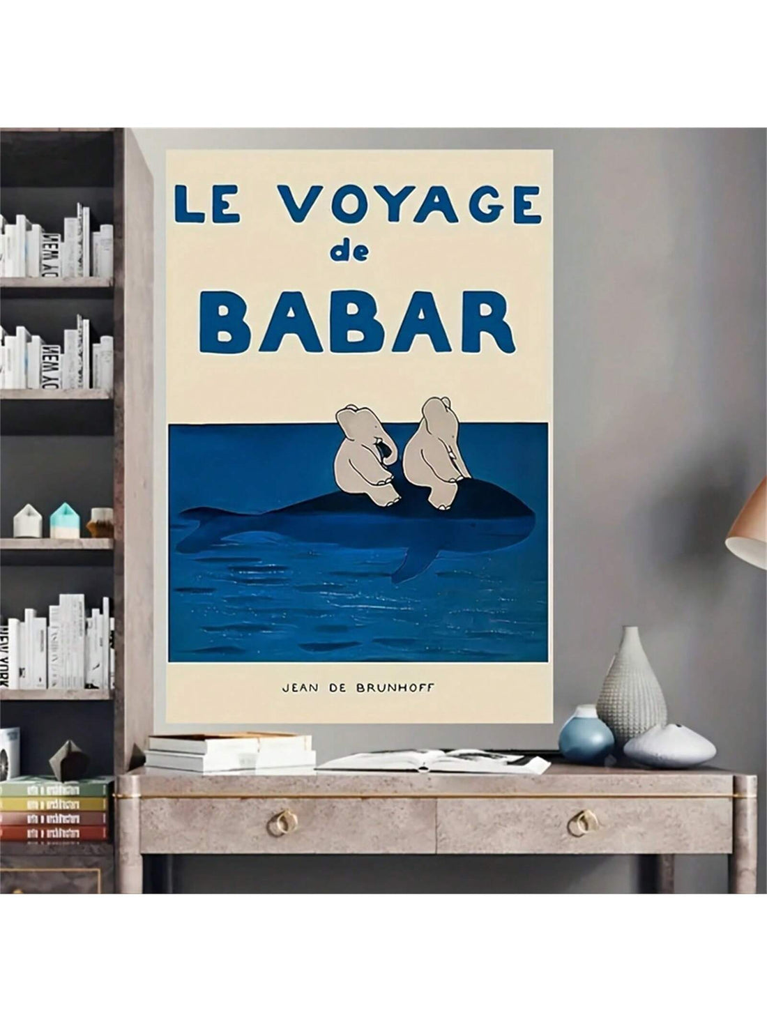 Elevate your living space with this Whimsical Blue Walrus and Whale Canvas Art. Expertly crafted, this piece combines playful marine imagery with soothing blue tones, creating a captivating focal point that enhances any room’s ambiance. Its high-quality canvas ensures durability and vibrant color retention, making it an ideal choice for adding character and charm to your home décor.