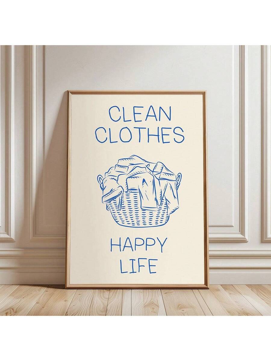 Enhance your living or workspace with this whimsical laundry-themed canvas wall art. Designed for both home and office, this decorative print adds a fun and creative element to your décor. Its vibrant imagery and expert craftsmanship make it a perfect accent to brighten laundry rooms, kitchens, or work areas, combining style with a lighthearted touch that inspires and refreshes any environment.