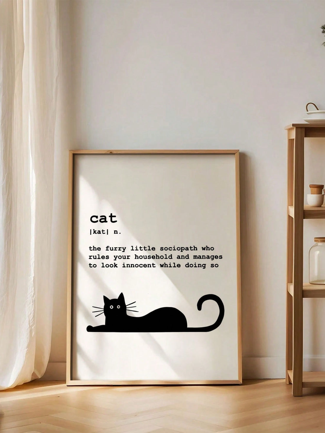 Add a touch of playfulness to your space with the Whimsical Cat Canvas Poster. Perfect for home, office, or bedroom decoration, this high-quality print highlights charming cat illustrations that brighten any environment. Its durable canvas ensures lasting vibrancy, making it an ideal choice for those seeking engaging and fun wall art that complements a variety of interior styles.