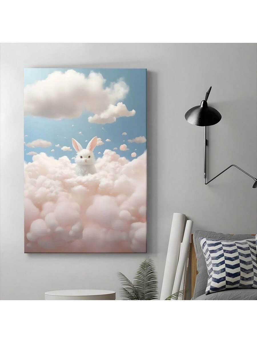Elevate your space with the Whimsical Cloud Bunny Canvas Wall Art, a refined piece that blends playful charm with sophisticated design. Perfect for bedrooms, offices, or cafés, this artwork adds a subtle yet distinctive touch to any environment. Crafted on high-quality canvas, it offers durability and vibrant detail, making it an ideal choice for those seeking stylish and enduring home decor.