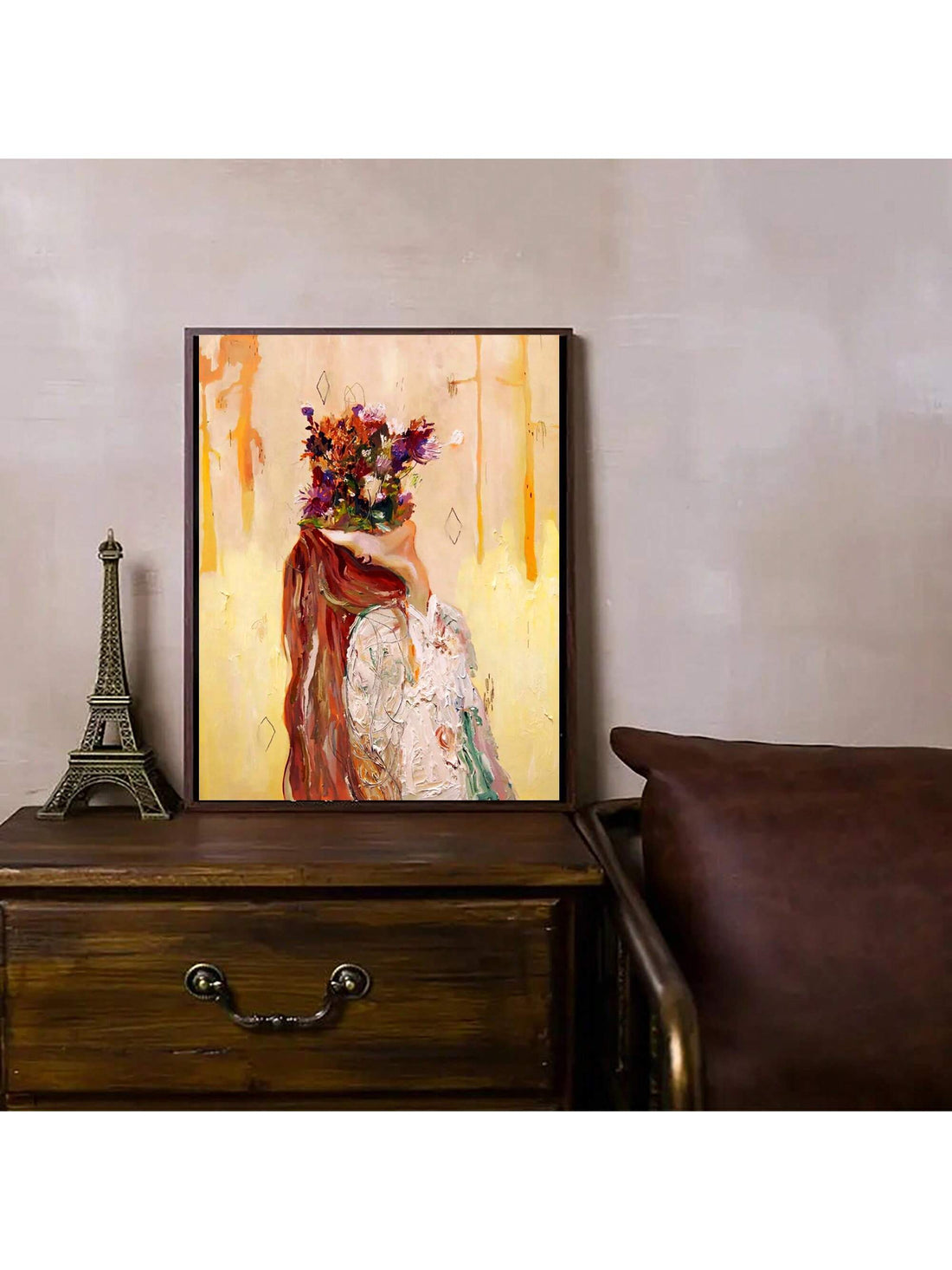 Add some whimsical elegance to your home with The Weird Girl Canvas Wall Art. This unique piece is perfect for a chic home makeover, bedside decoration, or general home decor. Made with high-quality materials, this canvas wall art is sure to stand out and add a touch of individuality to your living space. Frame not included.