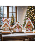 Bring festive charm to your holiday table with this enchanting gingerbread candy house decoration. Meticulously crafted with whimsical details, this charming piece captures the magic of Christmas traditions while serving as an eye-catching centerpiece. Its delightful design makes it an ideal gift for holiday enthusiasts and a treasured seasonal ornament that celebrates the warmth of the season. Display it proudly during gatherings or give it to someone special who appreciates timeless holiday décor.