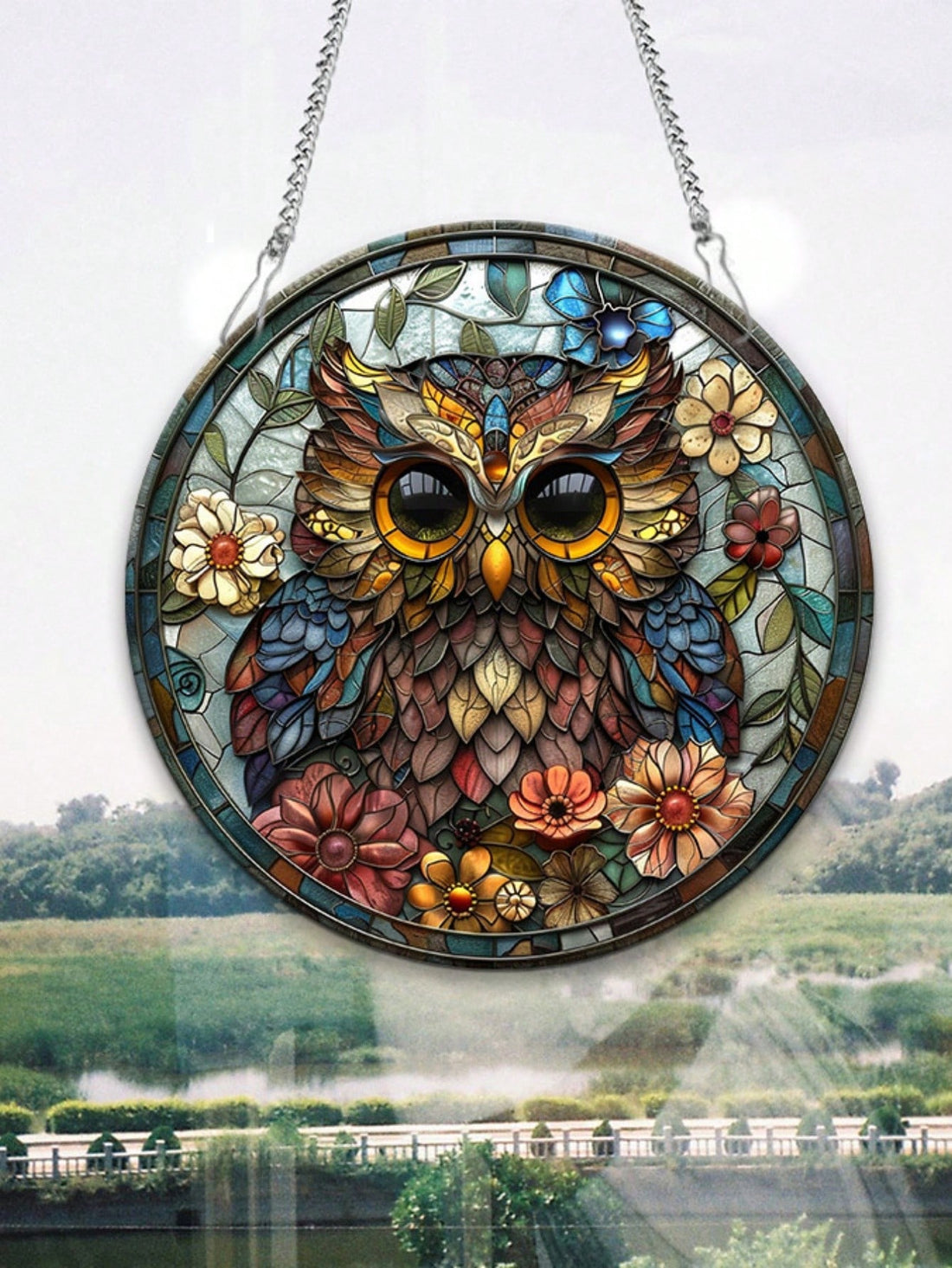 Expertly crafted with high quality acrylic, this Whimsical Owl Hanging Sign is the perfect addition to any occasion. Its charming design and durable material make it a versatile piece that can be used for both indoor and outdoor events. Add a touch of whimsy and elegance to your décor with this must-have item.