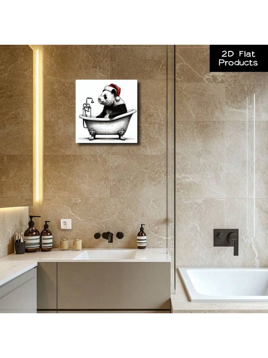 Celebrate the holiday season with this Whimsical Panda Santa Canvas Poster. Featuring a playful panda dressed as Santa Claus, it brings a unique and charming touch to your Christmas decor. Crafted on high-quality canvas, this wall art adds festive cheer and a cozy atmosphere to any room. Perfect for those seeking a blend of whimsy and tradition in their holiday decorations.