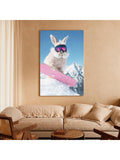 This Whimsical Pink Skateboard Rabbit Canvas Art is the perfect addition to any trendy home decor. With its playful yet chic design, it will add a touch of style to any room. Made with high-quality materials, this canvas art is durable and long-lasting. A must-have for any skateboard and bunny enthusiast!