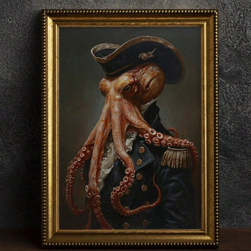 Transform your living room and bedroom into a unique and whimsical space with our Retro Animal Portrait Canvas Print. Featuring dark fantasy art, this canvas print adds a touch of creativity and personality to your decor. Elevate your space with this one-of-a-kind piece.