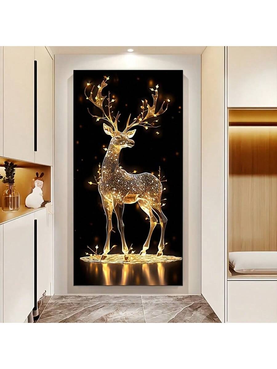 Elevate your holiday décor with this Whimsical Vintage Reindeer Canvas Art. Designed without a frame, its timeless appeal fits seamlessly into any room, adding charming seasonal flair. The detailed vintage style captures classic festive spirit, making it an ideal gift or centerpiece for home environments during the Christmas season. Durable canvas ensures lasting quality, perfect for repeat seasonal use.