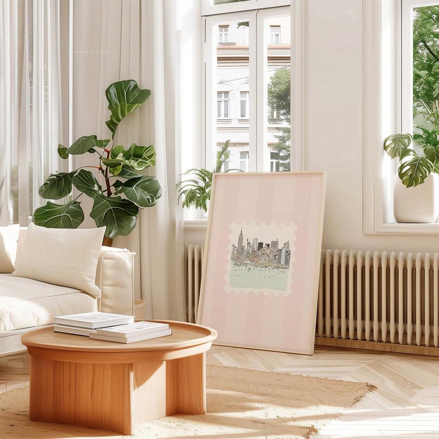 This charming canvas print brings nostalgic character to any room with its whimsical striped cat design rendered in warm, vintage-inspired tones. Perfect for kids' bedrooms, nurseries, or family living spaces, the retro farmhouse aesthetic complements both traditional and eclectic décor styles. 
