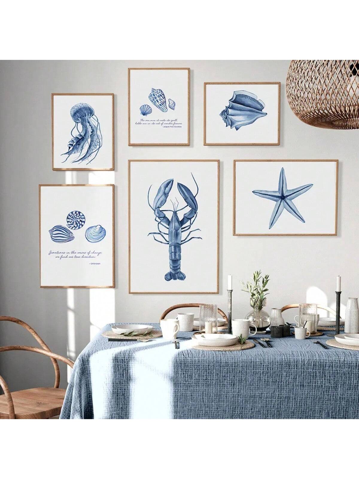 Add a touch of whimsy to your child's room with our Coastal Creatures Canvas Prints. These charming watercolor prints feature a variety of adorable animals found on the coast, making them the perfect addition to any beach or ocean-themed decor. Made with high-quality canvas material, these prints are durable and long-lasting.