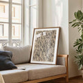 Wild horse wall art with charcoal horse sketches