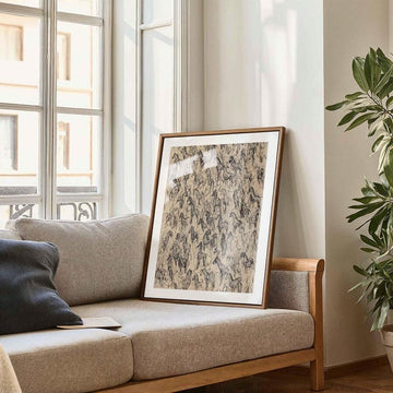 Wild horse wall art with charcoal horse sketches