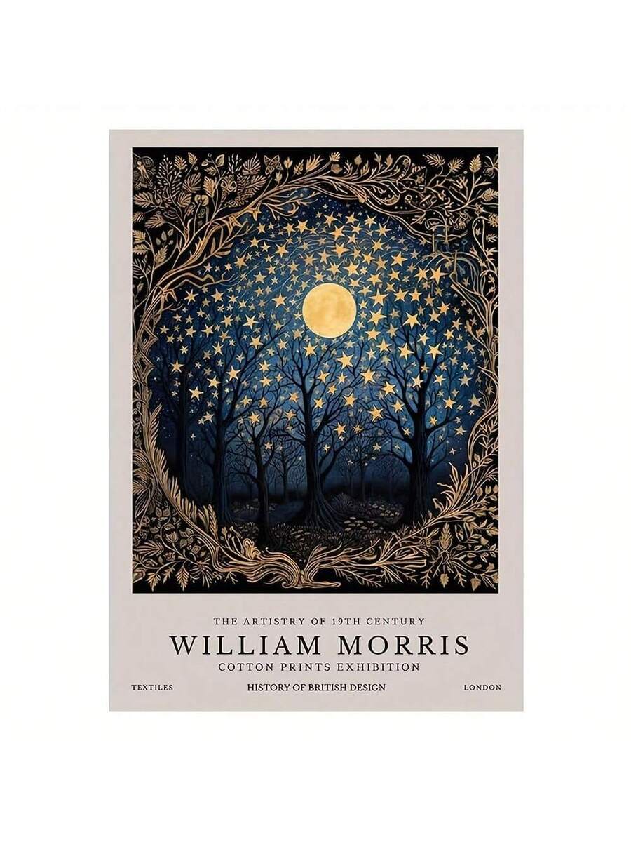 Bring timeless elegance into your home with this William Morris Tree of Life vintage wall art. Featuring the iconic Arts and Crafts design on high-quality canvas, this 12x16 unframed poster captures the natural beauty and intricate patterns Morris was known for. The waterproof canvas ensures durability and longevity, making it perfect for any room in your home. Available in rich multicolor tones that complement both traditional and contemporary interiors. Display it framed or unframed to suit your personal 