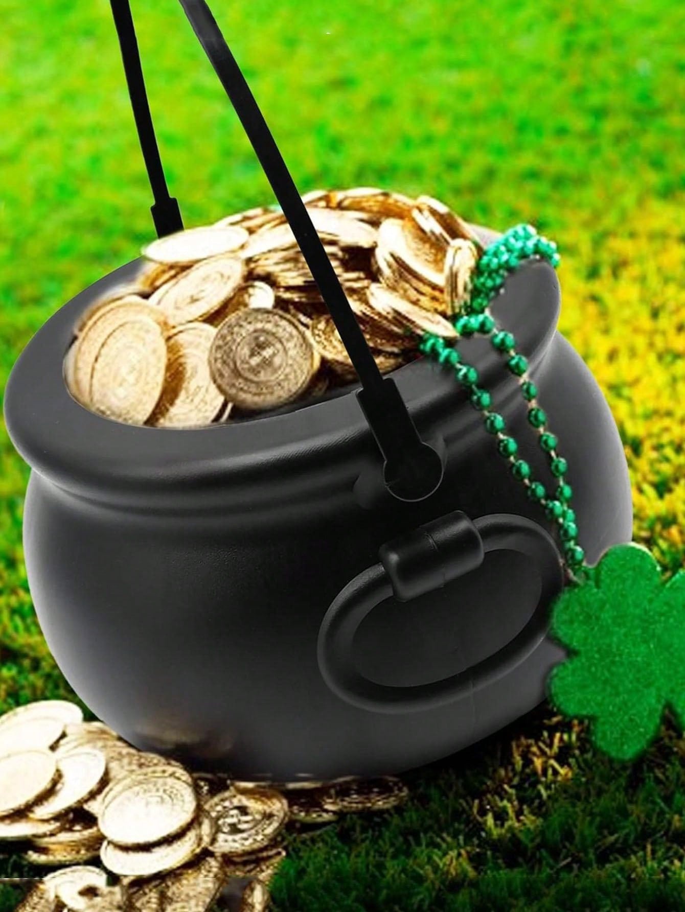 Elevate your Halloween decor with our Witch's Brew Candy Cauldron! This large cauldron is perfect for parties and trick or treating. Its spooky design adds a touch of mystique to any event. Fill it with your favorite candies and watch as your guests are enchanted by its presence.