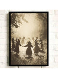 Celebrate the mystique of Halloween and elevate your home decor with the Witches' Circle Dance Canvas Art. This frameless canvas features a captivating design that brings a creative and eerie ambiance to any space. Perfect for seasonal decoration or year-round display, it adds a unique artistic touch that sparks imagination and complements various interior styles. Crafted for durability and visual impact, this piece transforms your walls into a