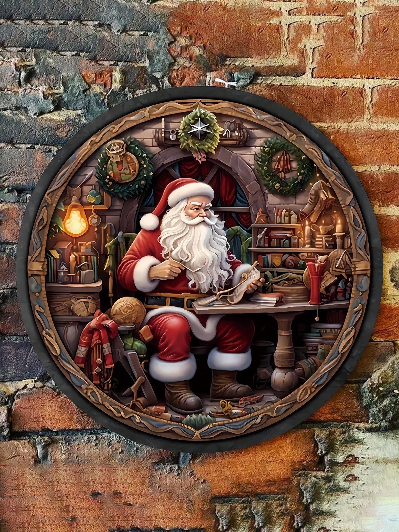 Bring the holiday spirit to your home with our Wooden Merry Christmas House Sign. Featuring a festive Santa Claus design, this sign is the perfect decoration for your family and friends to enjoy. Made of high-quality wood, it's a durable and festive addition to your holiday decor. Give the gift of holiday cheer with this perfect holiday gift.