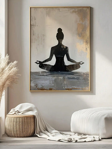 Transform your space into a sanctuary of tranquility with our Zen Yoga Pose Canvas Wall Art. This minimalist decorative painting features clean lines and balanced composition, creating a focal point that promotes mindfulness. The subtle palette and thoughtful design complement meditation spaces while enhancing any room's aesthetic. Professionally crafted on premium canvas, this piece serves as both a visual reminder of your practice and an elegant design element for contemporary interiors.