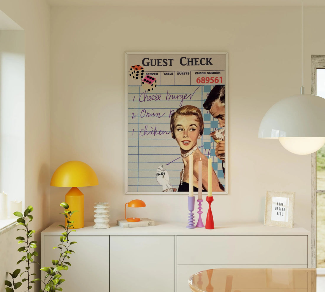 Elevate your space with this set of 3 Retro Guest Check Drink Prints, expertly designed to bring vintage charm to bar carts and college apartments. Each print captures the nostalgic feel of classic drink orders, adding a stylish and authentic touch to your décor. Ideal for those who appreciate retro aesthetics, these prints are a unique way to personalize your entertaining area with timeless appeal.
